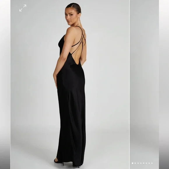 NWT MESHKI Makari black dress - Picture 2 of 4